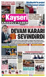 KAYSERİ ANADOLU HABER